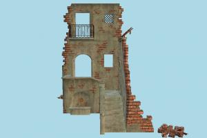 Ruins Building ruin, ruins, house, home, building, build, destroyed, old